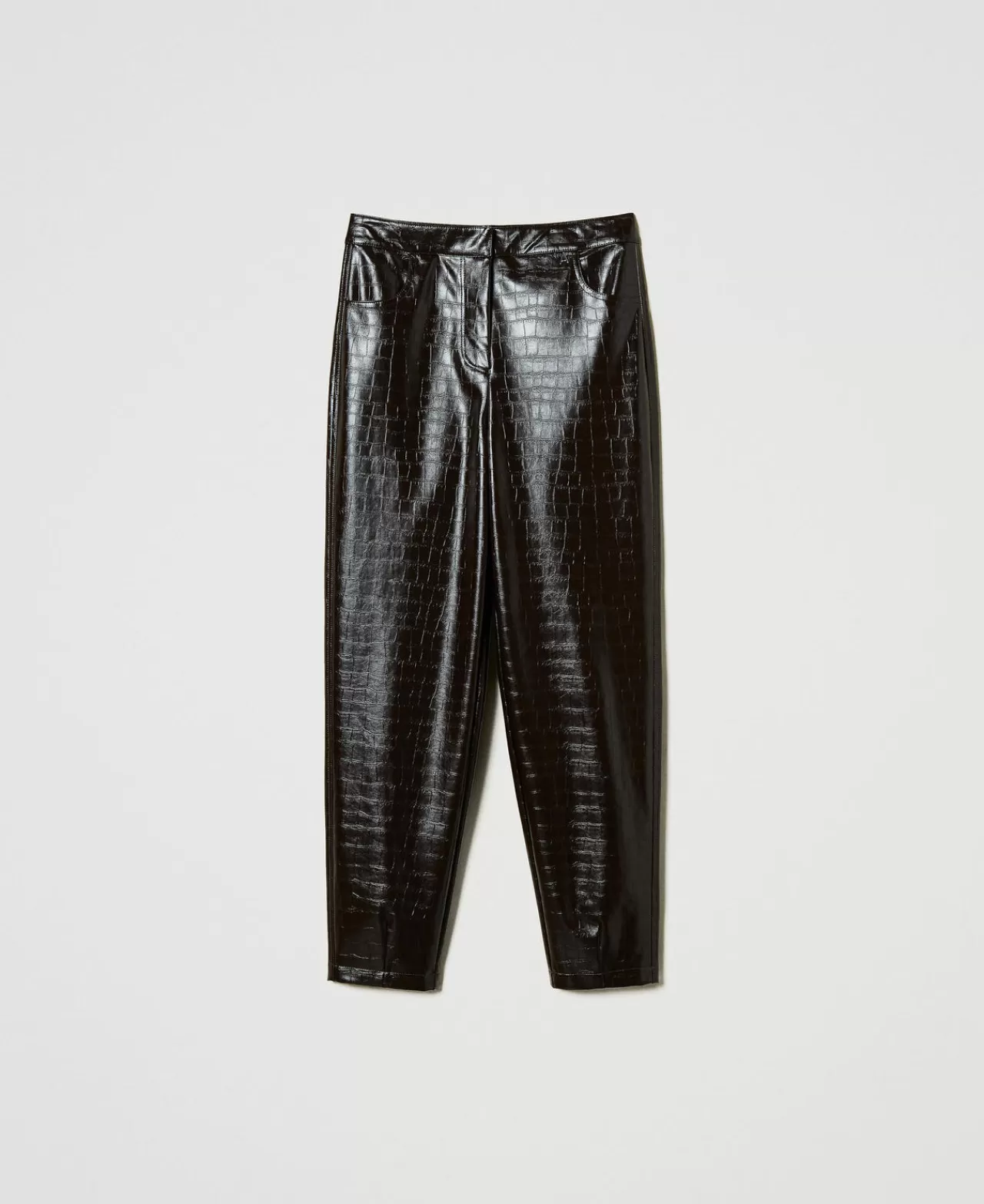 TWINSET Milano Barrel-Fit-Hose Mit Animalprint