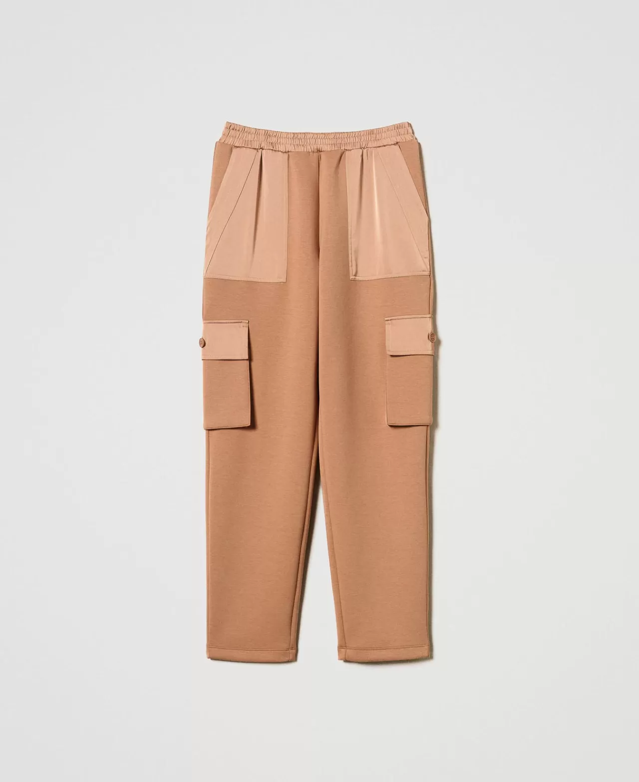 TWINSET Milano Cargohose Aus Scuba Und Satin