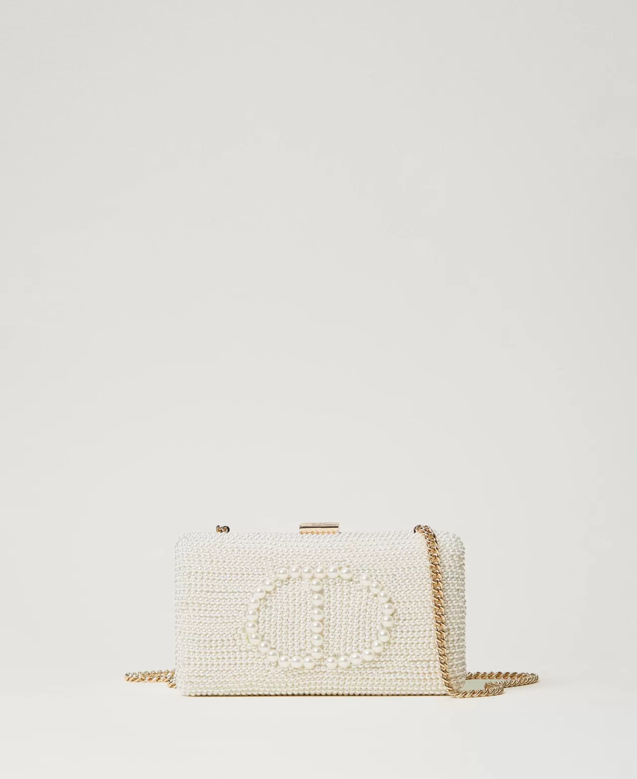 TWINSET Milano Clutch Mit Perlen Und „Oval T“